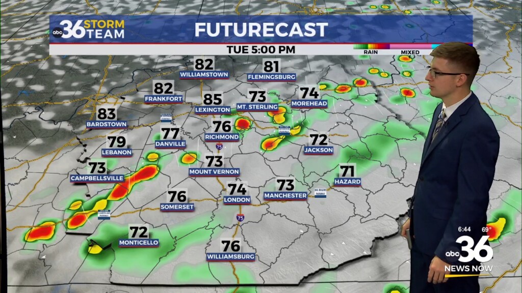 A Few Afternoon Showers And Storms On Tuesday