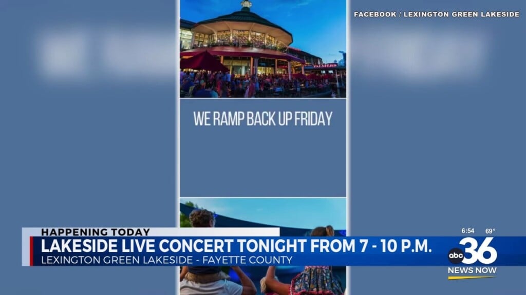 Lakeside Live Concert Tonight From 7 10 P.m.