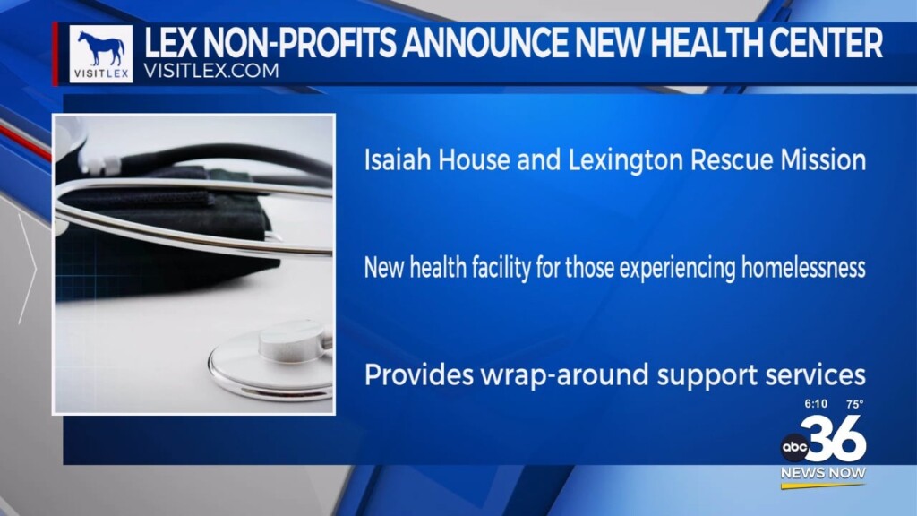 Lex Non Profits Announce New Health Center
