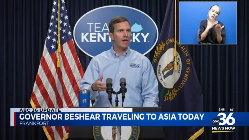Governor Beshear Traveling To Asia Today