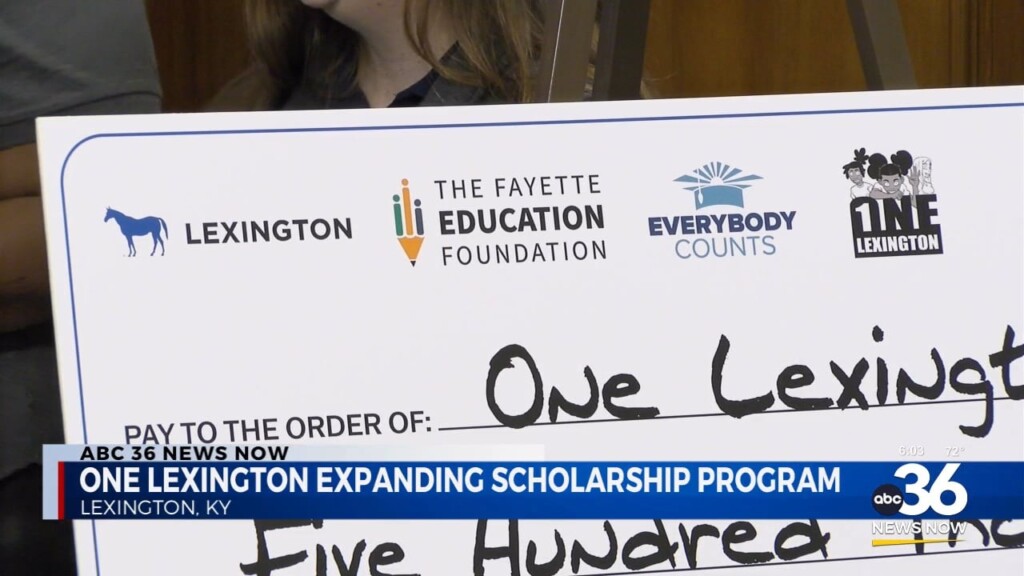 One Lexington Expanding Scholarship Program