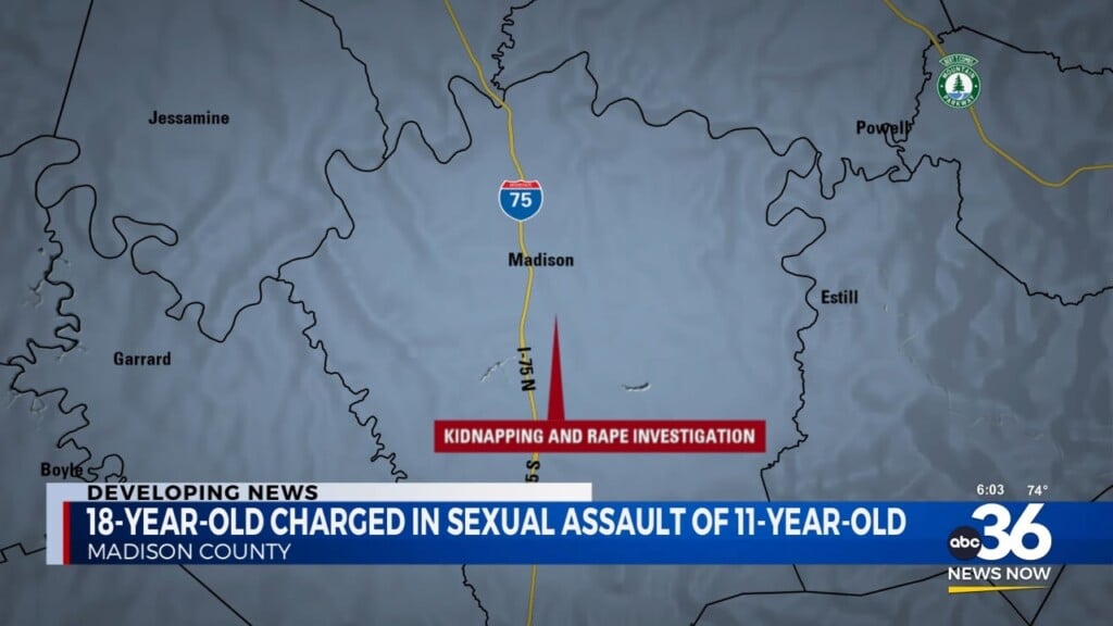 18 Year Old Charged In Sexual Assault Of 11 Year Old In Madison County