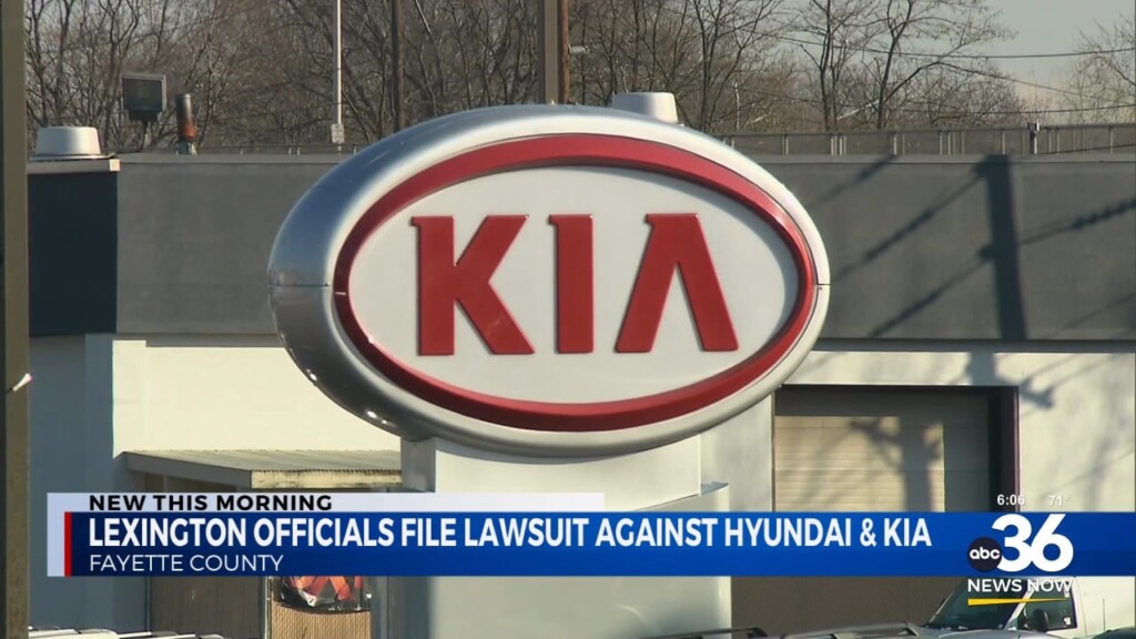 Lexington Officials File Lawsuit Against Hyundai And Kia