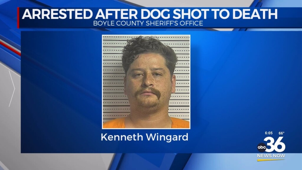 Man Arrested After Dog Shot To Death In Boyle County