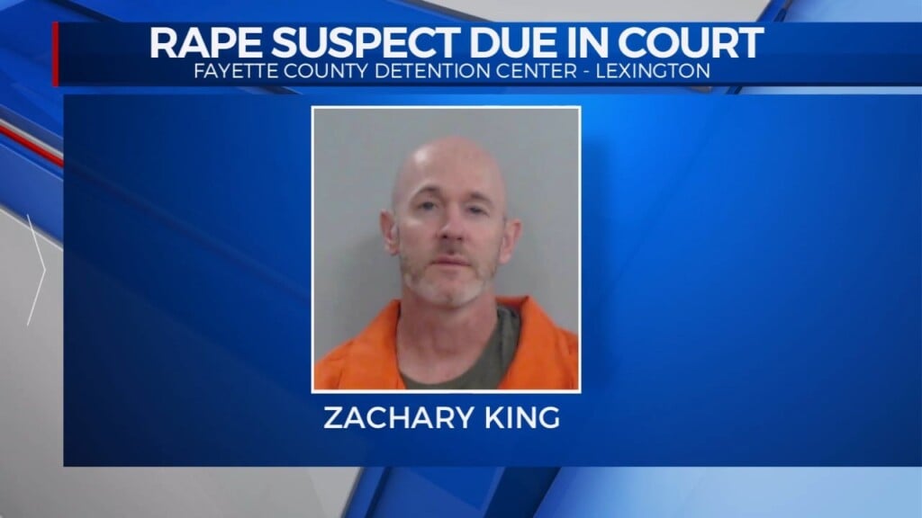 Rape Suspect Due In Court In Lexington