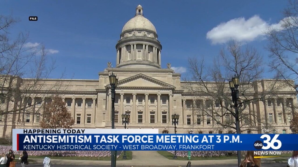 Antisemitism Task Force Meeting Today At 3 P.m. In Frankfort