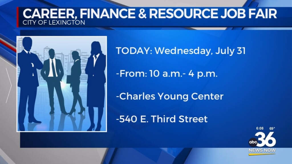 Job Fair Today At The Charles Young Center