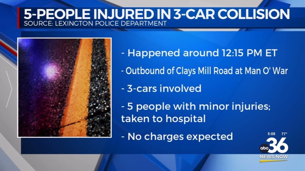 Five People Injured After Crash At Clays Mill And Man O War 070424