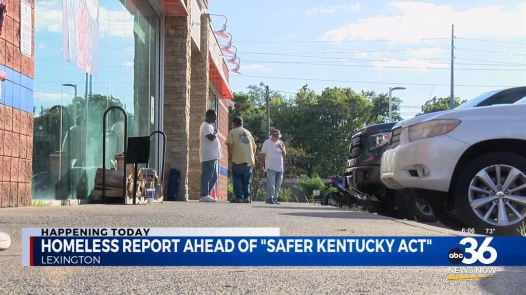 Homeless Report Ahead Of "safer Kentucky Act"