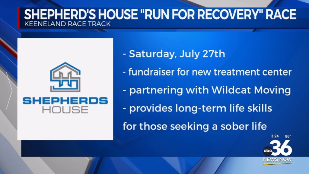 Guest Segment: Shepherd's House Run For Recovery Sponsored By Wildcat Moving 072624
