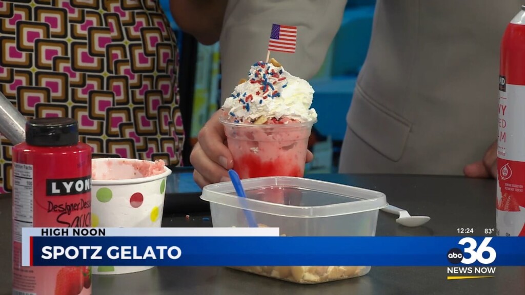 Beth Richardson Of Spotz Gelato Shows How To Make A Star Spangled Sundae