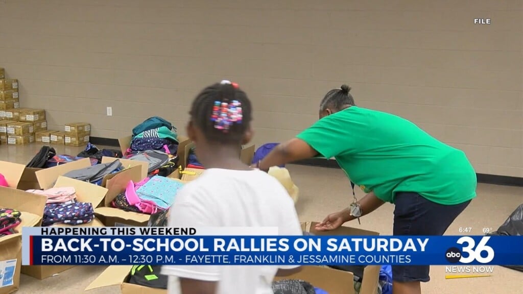 Back To School Rallies This Saturday In Lexington