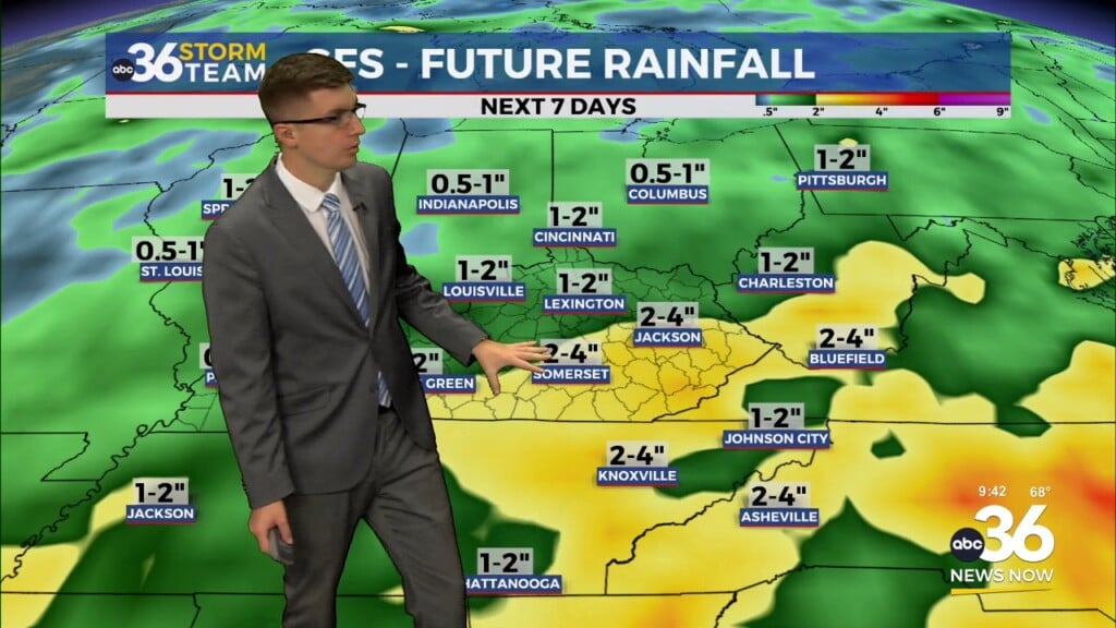 Daily Rain Chances Continue For The Workweek