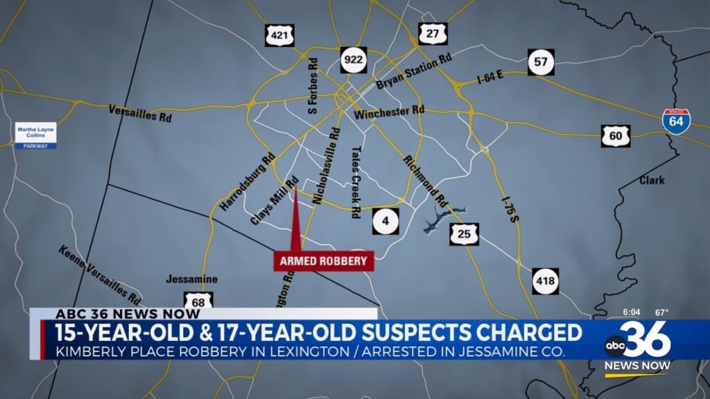 15 Year Old And 17 Year Old Charged With Robbery In Lexington