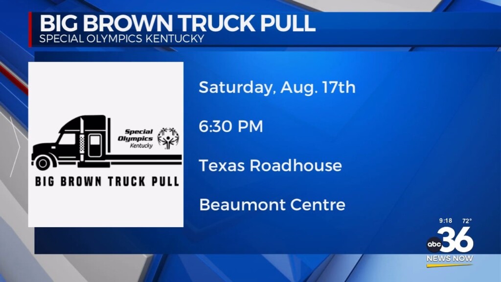 Special Olympics' Big Brown Truck Pull 2024 Is Almost Here