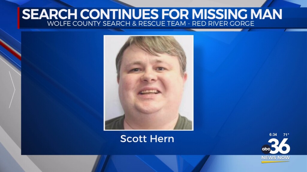 Search Continues For Missing Man At Red River Gorge