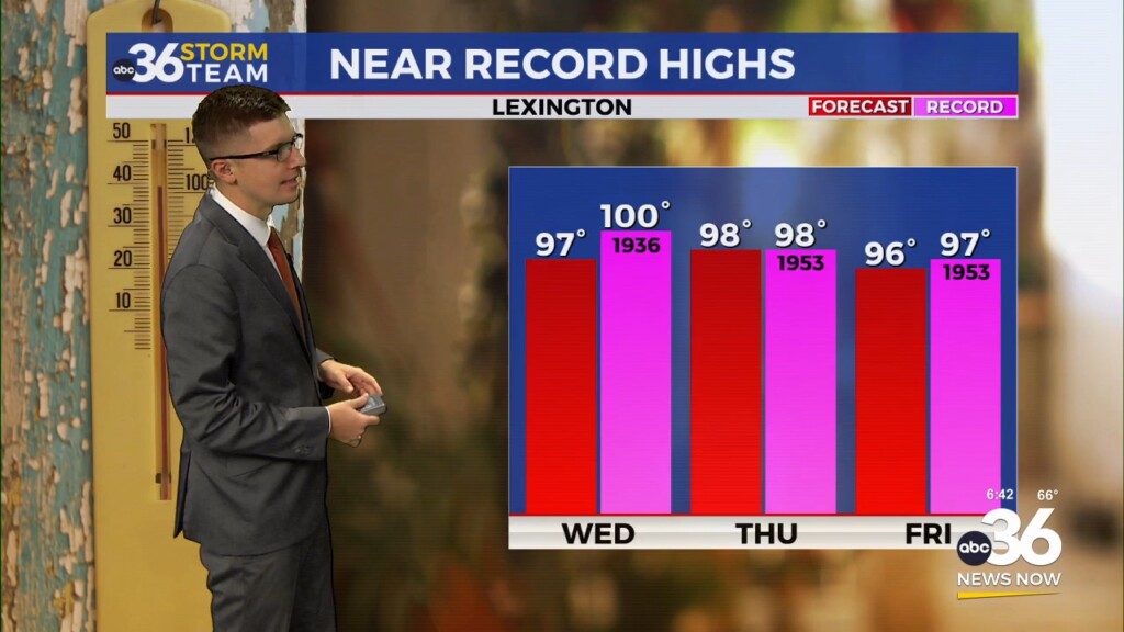 Late August Heat Wave Arrives