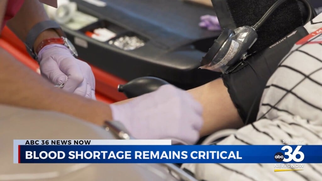 Red Cross Blood Shortage Remains Critical 080624