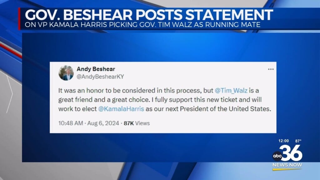 Gov. Beshear Reaction