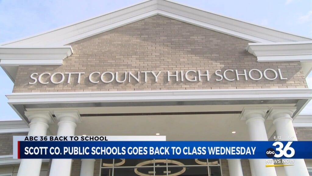 Scott County Public Schools Goes Back To Class Wednesday