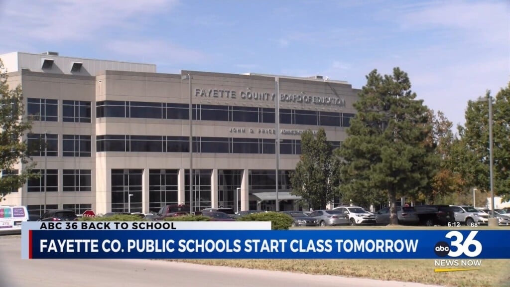 Fayette County Public Schools Starts Class Tomorrow