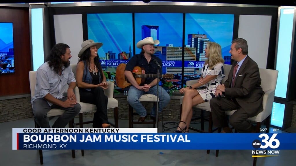 Tyler Booth In Studio In Support Of Upcoming Bourbon Jam Music Festival 081324