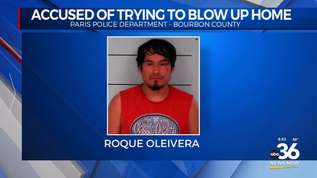 Man Accused Of Trying To Blow Up Home In Bourbon County