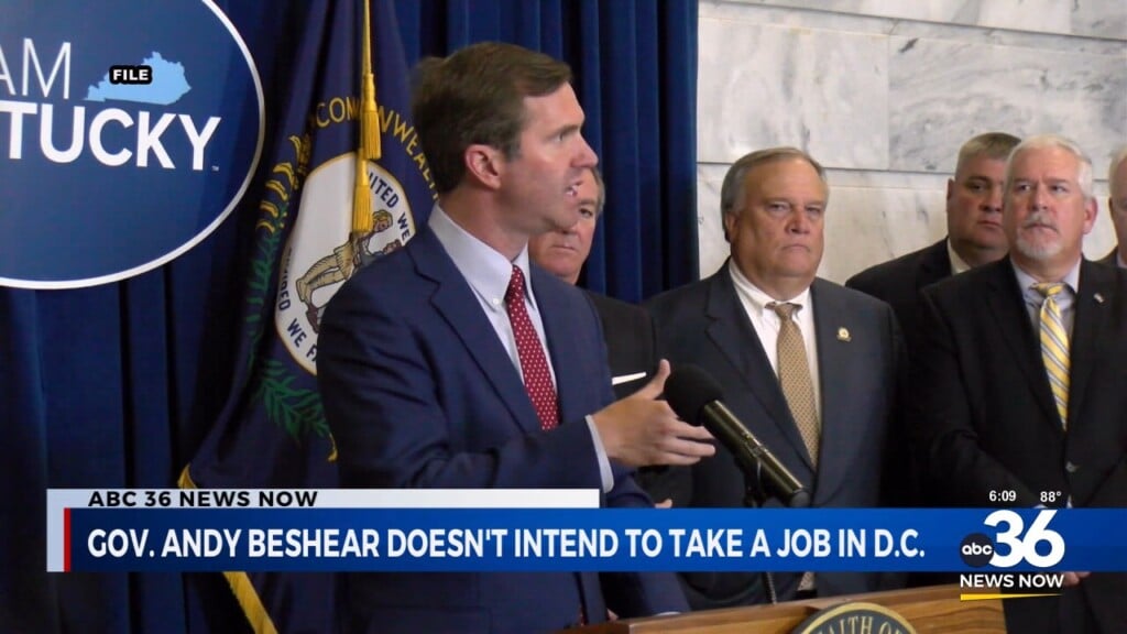 Gov Beshear Does Not Intend To Take A Job In Washington, Dc 081524