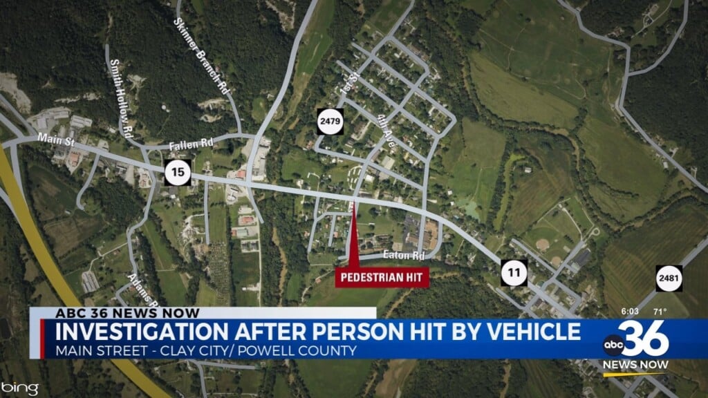 Investigation After A Person Was Hit By A Vehicle In Powell County