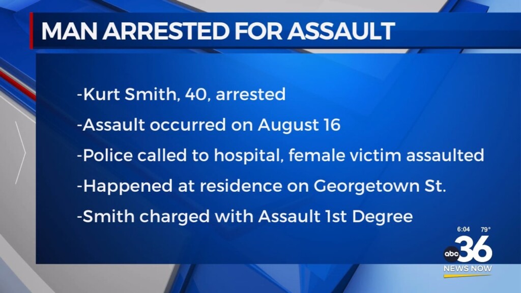 Man Arrested For Assault 082224