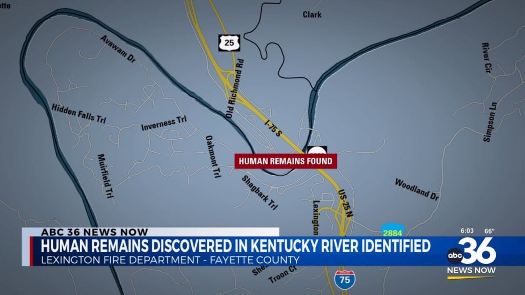 Human Remains Discovered In The Kentucky River Identified