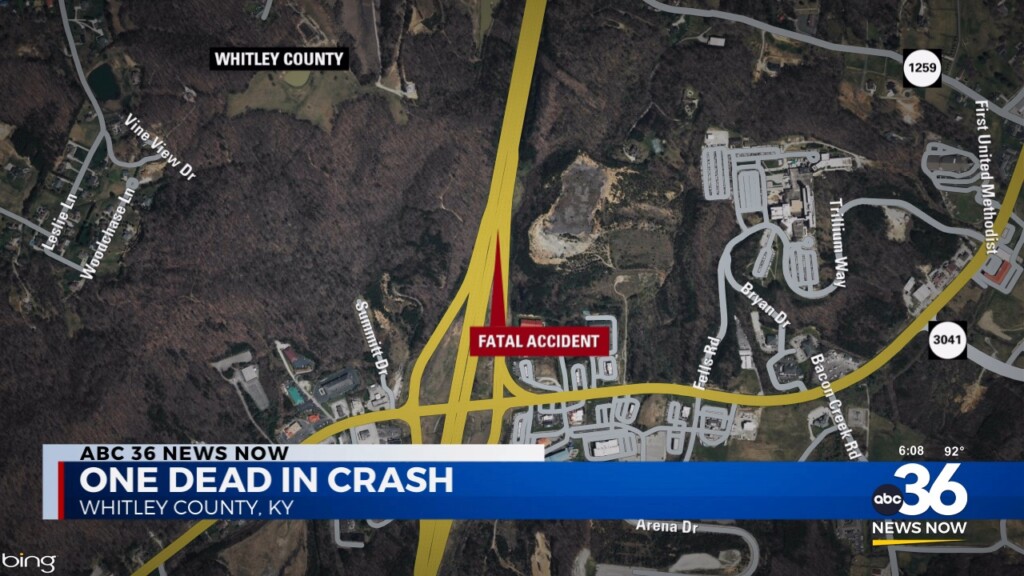 One Person Killed In Whitley County Crash 080524