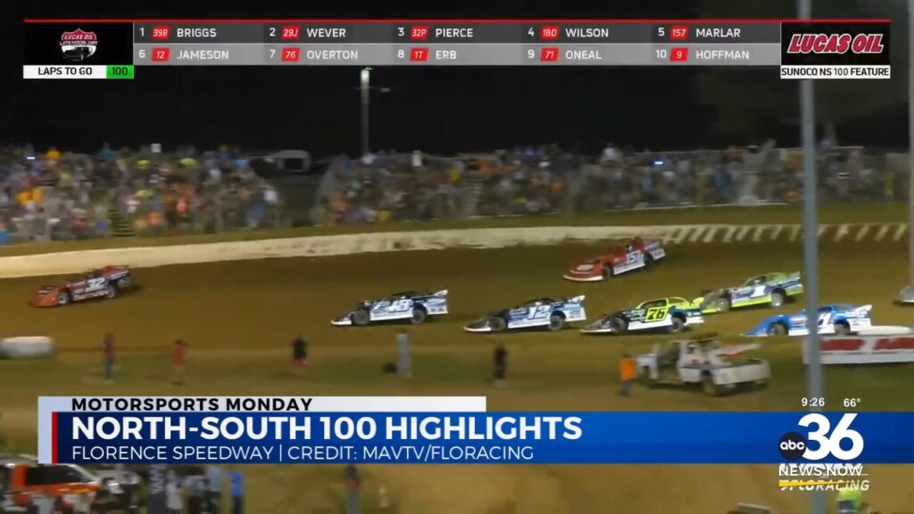 Motorsports Monday Nascar Tempers Flare And Florence Speedway North South 100 Highlights