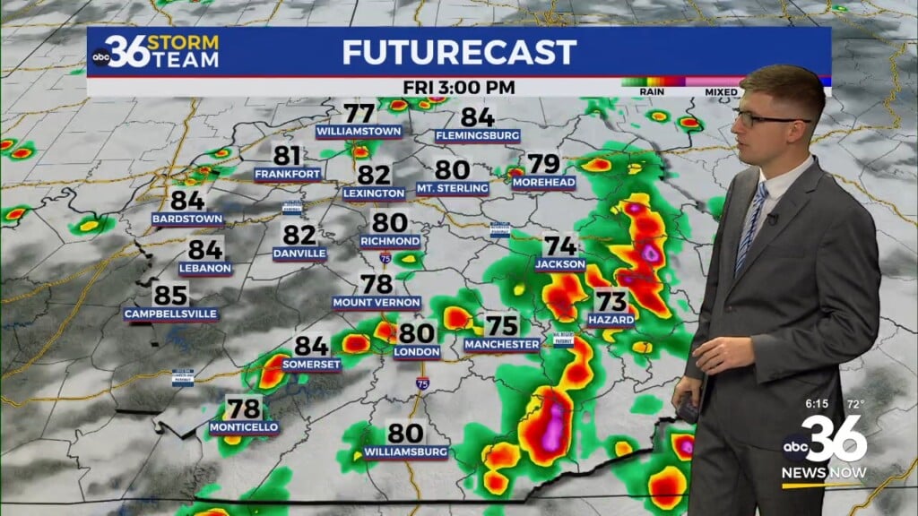 More Rain And Storm Chances On Friday