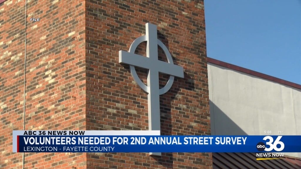 Volunteers Needed For 2nd Annual Street Survey