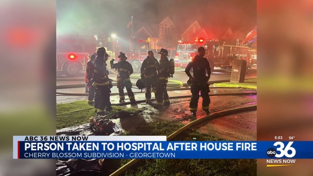Georgetown Fire Sends One To Hospital