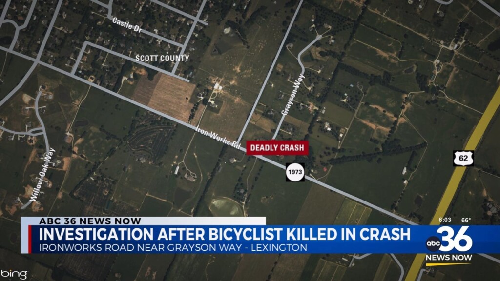 Bicyclist Killed In Car Crash