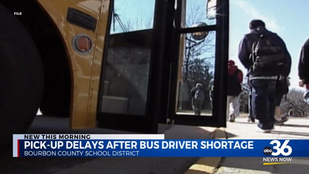 Bourbon County Schools Forced To Delay Pick Up Times Due To Bus Driver Shortage