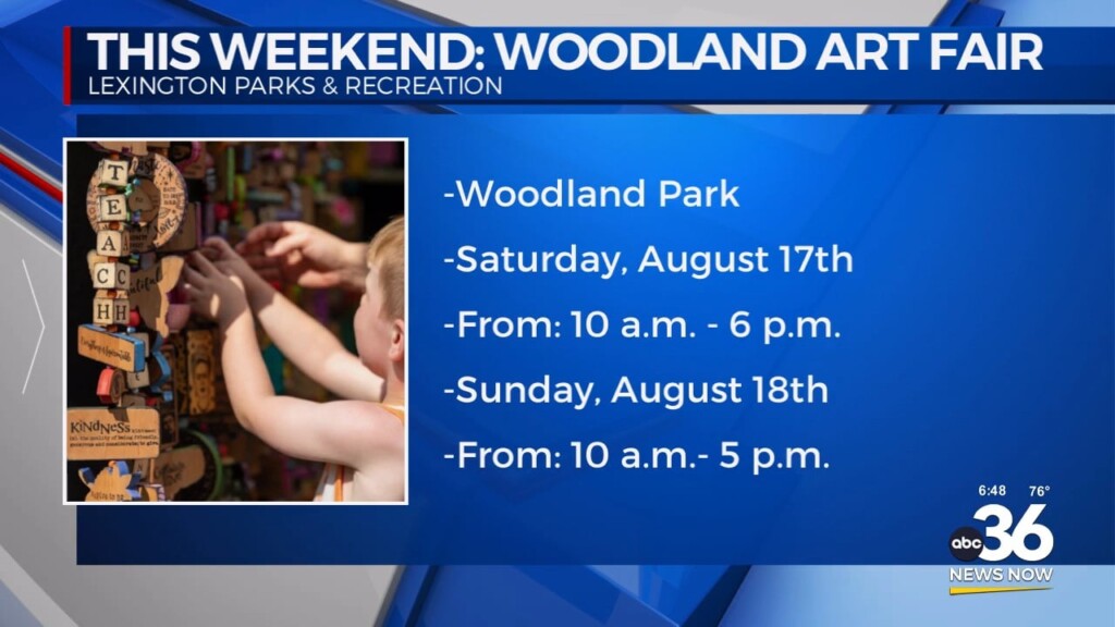 Woodland Art Fair This Weekend In Lexington