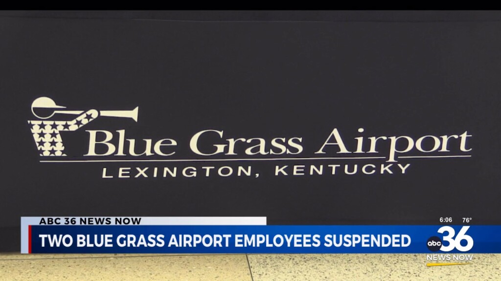 Two Blue Grass Airport Employees Suspended 082124