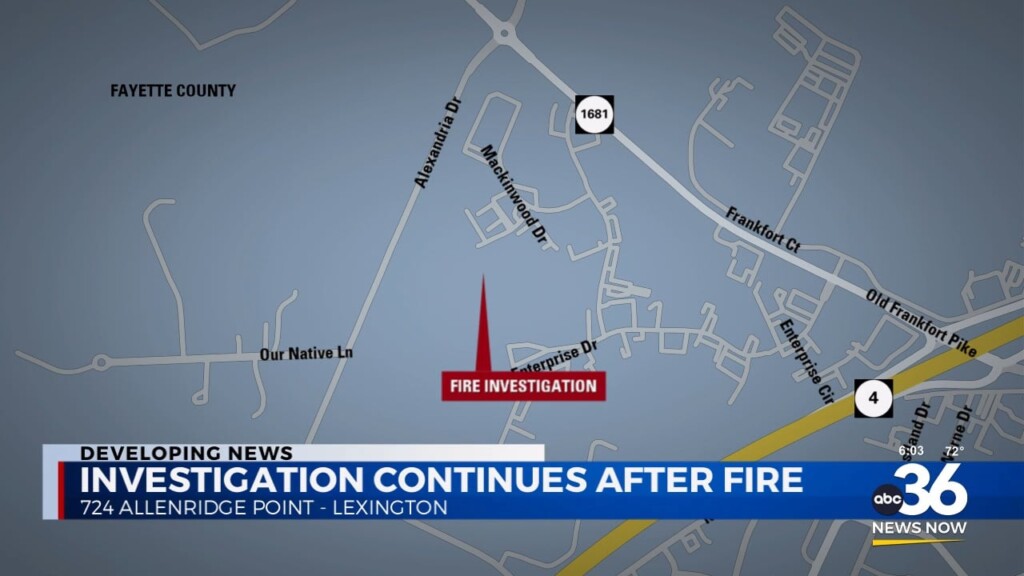 Investigation Continues After Fire
