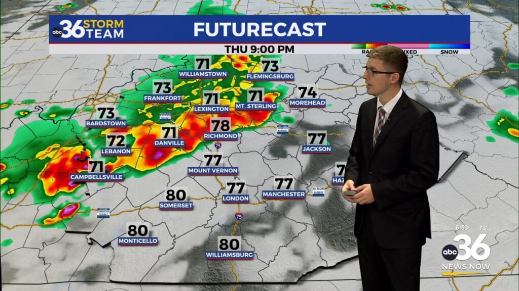 More Strong Storms In The Forecast On Thursday