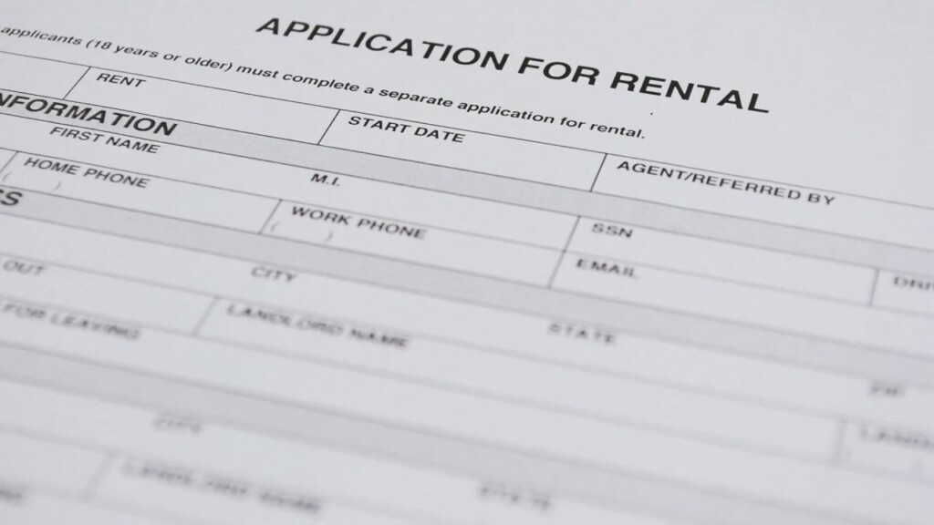 Application For Rental