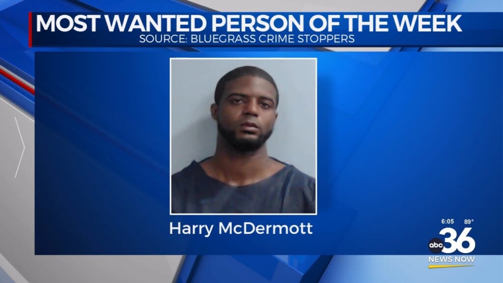 Bluegrass Crimestoppers Most Wanted Person Of The Week 081424