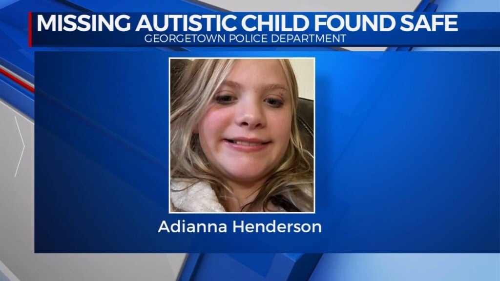 Missing Autistic Child Found Safe In Georgetown