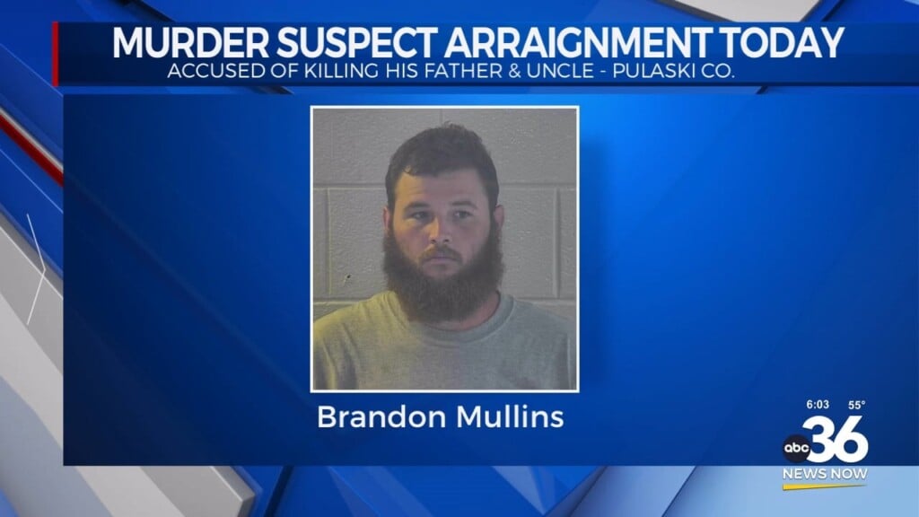 Murder Suspect Arraignment Today In Pulaski County