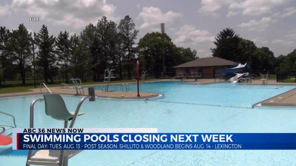 Swimming Pools Closing Next Week