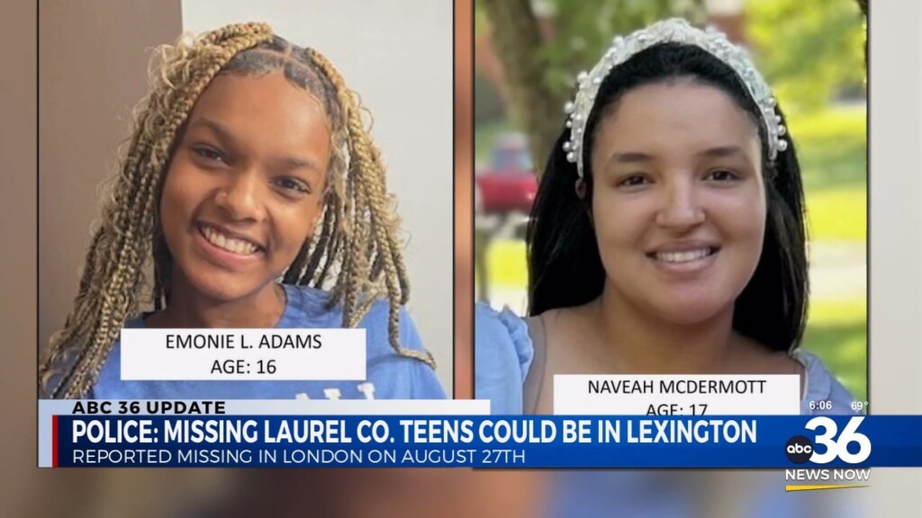 Officers Say Two Laurel County Teens, Missing Since Late August, Could Be In The Lexington Area