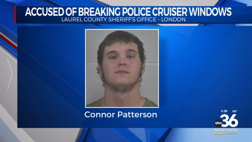 A Teen In Laurel County Is Accused Of Breaking Windows On Police Cruisers And Stealing From The Sheriff's Office