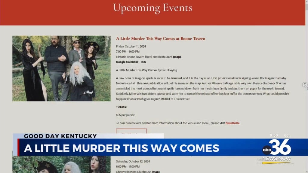Bluegrass Mystery Theatre Present: "a Little Murder This Way Comes"